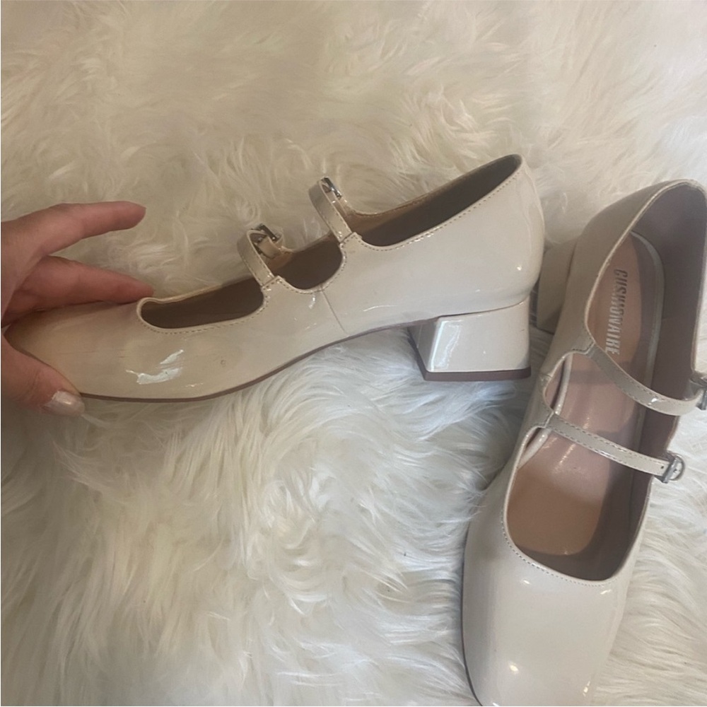 Elegant Cream Mary Jane Heels